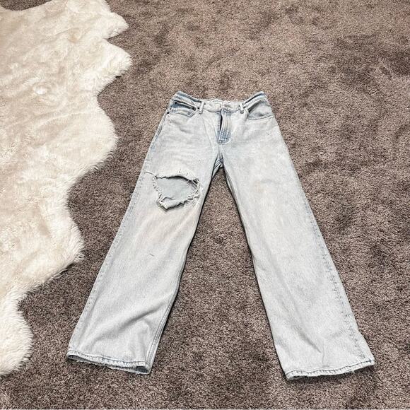 Abercrombie & Fitch High Rise 90s Relaxed Jean Size 27 Short - Picture 1 of 11